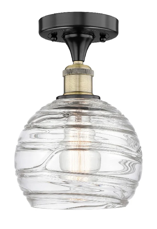 Corrosion - Resistant Industrial Lighting for Coastal FactoriesEdison One Light Semi-Flush Mount Corrosion - Resistant Industrial Lighting for Coastal FactoriesEdison One Light Semi-Flush Mount