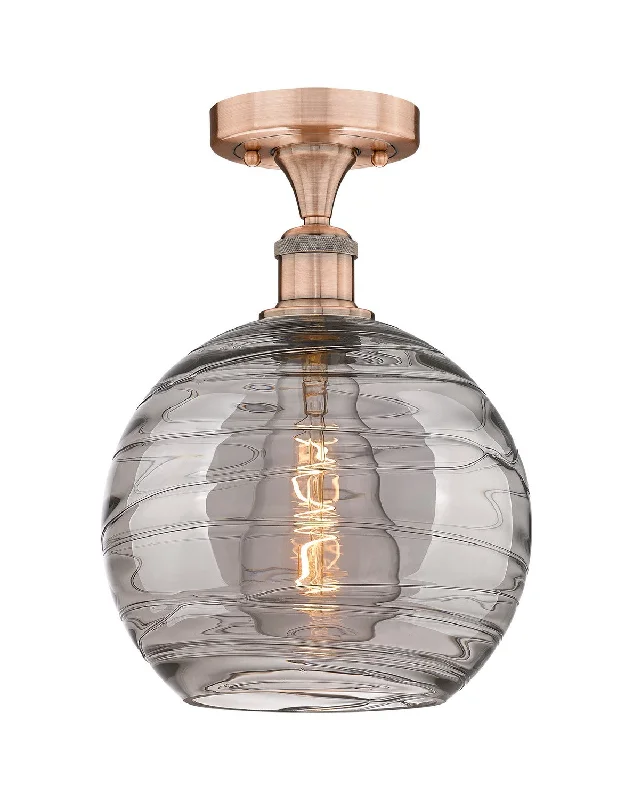 Waterproof Industrial Lighting for Wet AreasEdison One Light Semi-Flush Mount