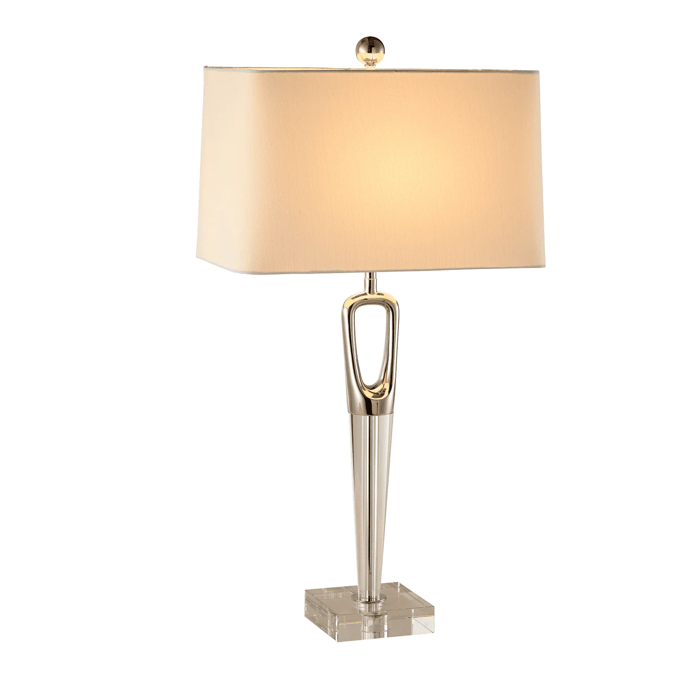 Track lighting with clear glass shadesMaren Lamp - Crystal & Chrome Finish