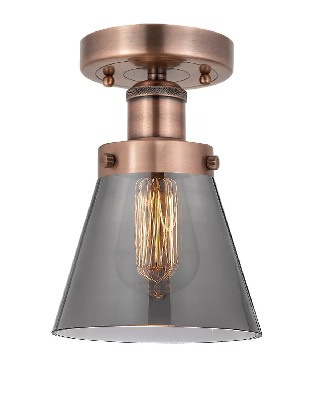 Corrosion - Resistant Industrial Lighting for Coastal FactoriesEdison One Light Semi-Flush Mount Corrosion - Resistant Industrial Lighting for Coastal FactoriesEdison One Light Semi-Flush Mount
