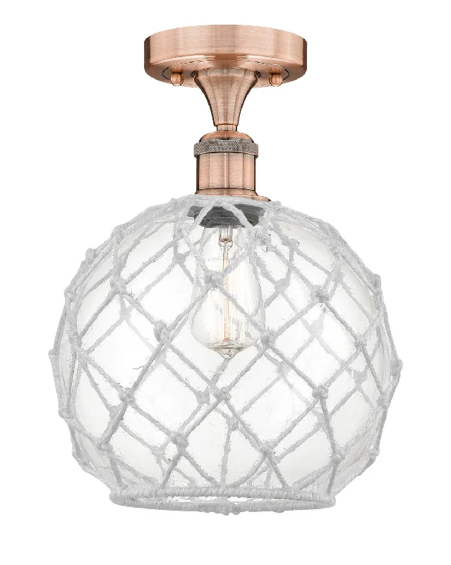 Industrial Lighting for Automotive Manufacturing PlantsEdison One Light Semi-Flush Mount Industrial Lighting for Automotive Manufacturing PlantsEdison One Light Semi-Flush Mount