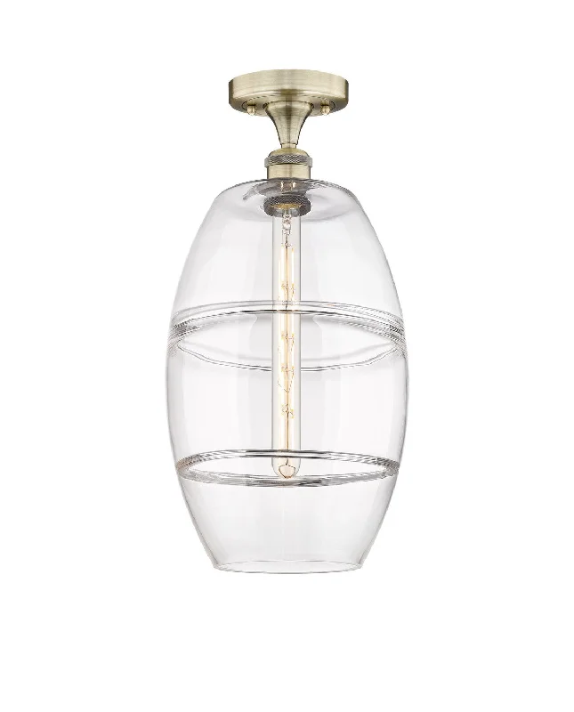 Industrial Lighting for Furniture FactoriesEdison One Light Semi-Flush Mount
