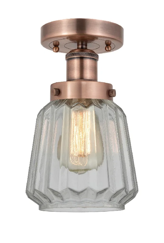 Industrial Task Lighting for Precision WorkstationsEdison One Light Semi-Flush Mount Industrial Task Lighting for Precision WorkstationsEdison One Light Semi-Flush Mount
