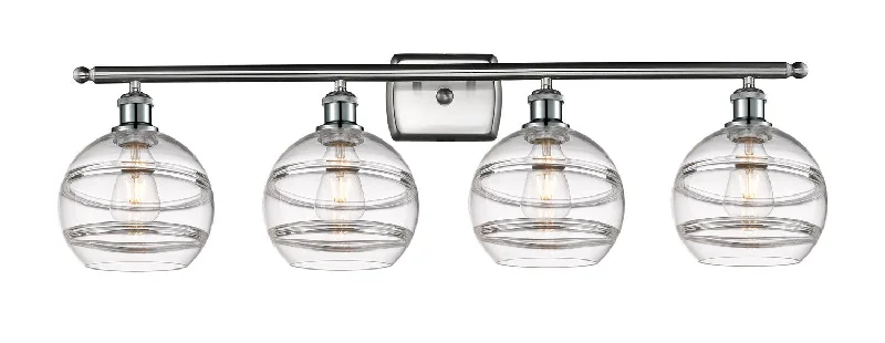 Shock - Resistant Industrial Lighting for Vibrating Machinery AreasBallston Four Light Bath Vanity Shock - Resistant Industrial Lighting for Vibrating Machinery AreasBallston Four Light Bath Vanity
