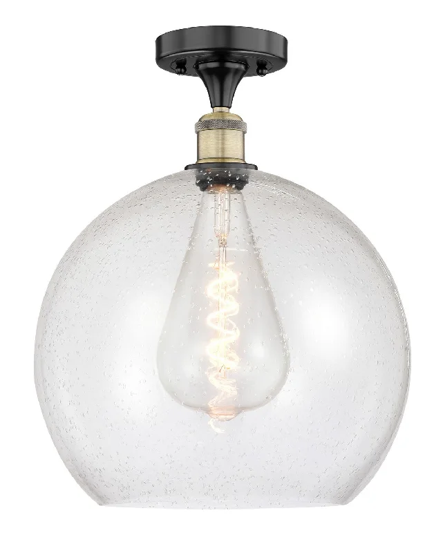 Industrial Lighting for Electronics ManufacturingEdison One Light Semi-Flush Mount Industrial Lighting for Electronics ManufacturingEdison One Light Semi-Flush Mount