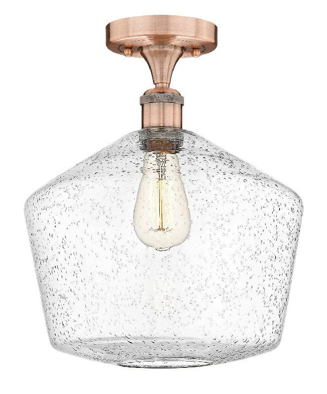 Industrial Lighting for Woodworking FactoriesEdison One Light Semi-Flush Mount