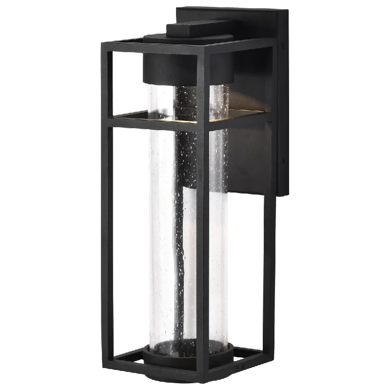 Wireless track lighting for easy installationNuvo 62-1612 Ledges LED Medium Outdoor Wall Lantern Matte Black with Seeded Glass Wireless track lighting for easy installationNuvo 62-1612 Ledges LED Medium Outdoor Wall Lantern Matte Black with Seeded Glass
