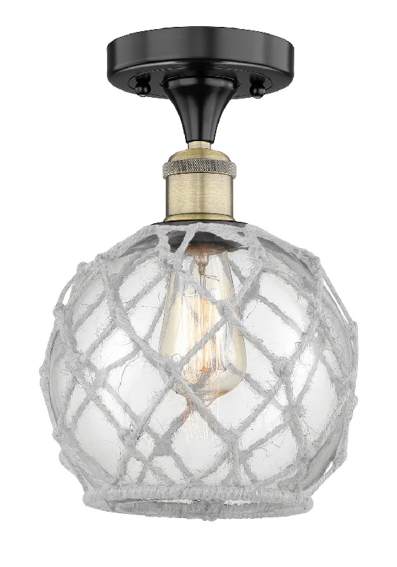 Industrial Lighting for Electronics ManufacturingEdison One Light Semi-Flush Mount
