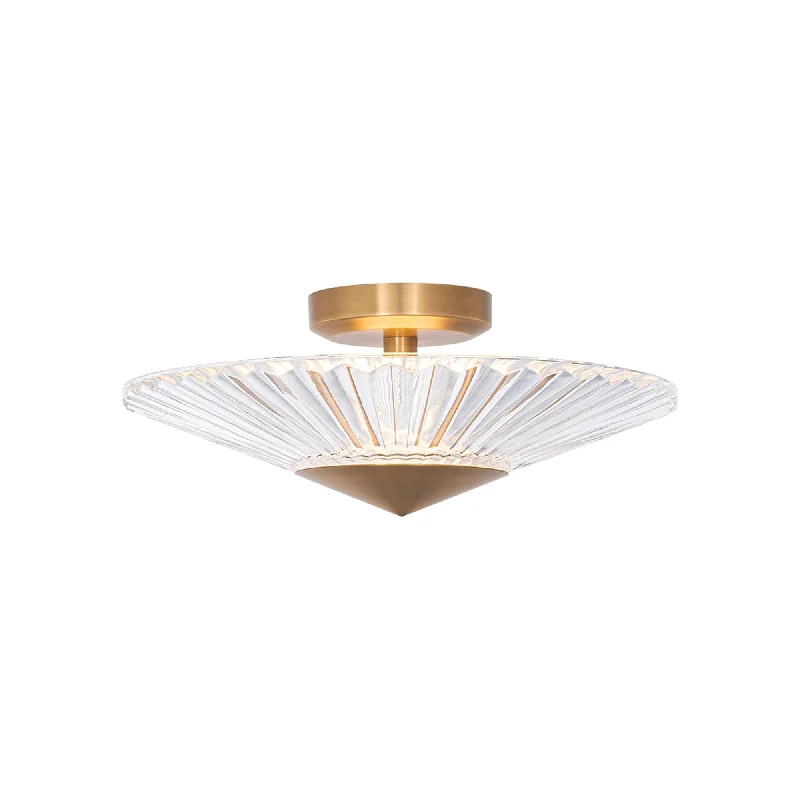 Track lighting with integrated LED driversOrigami 16" 1-Light LED Flush Mount