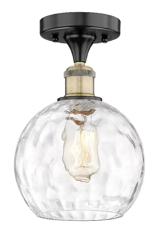 Dust - Resistant Industrial Lighting for Dirty WorkspacesEdison One Light Semi-Flush Mount Dust - Resistant Industrial Lighting for Dirty WorkspacesEdison One Light Semi-Flush Mount