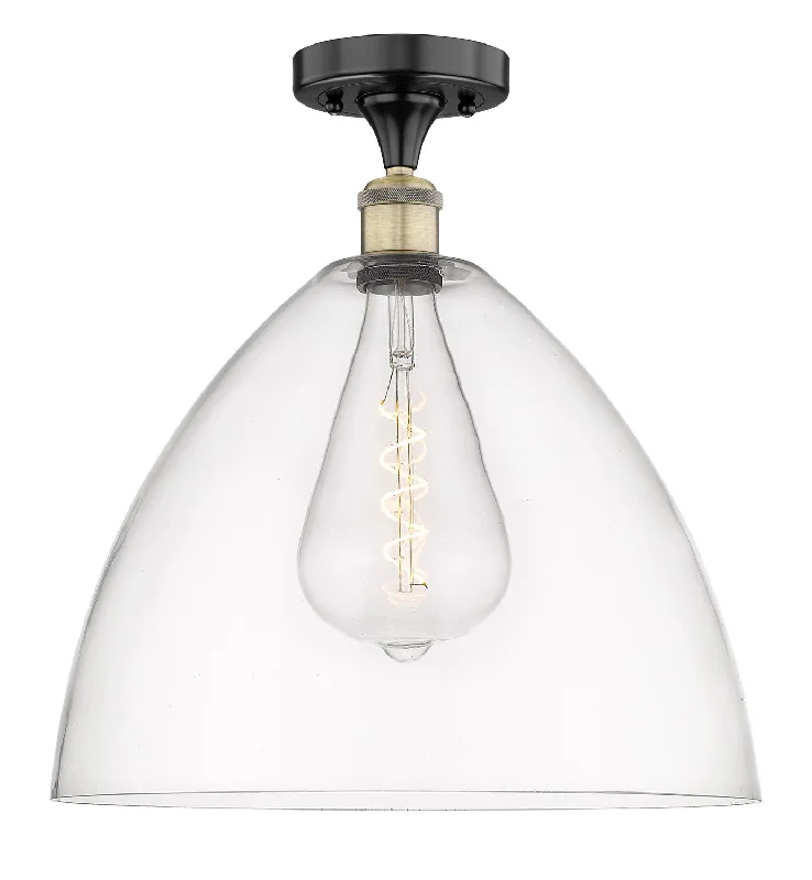 Energy - Efficient Industrial Lighting for Cost - SavingsEdison One Light Semi-Flush Mount Energy - Efficient Industrial Lighting for Cost - SavingsEdison One Light Semi-Flush Mount