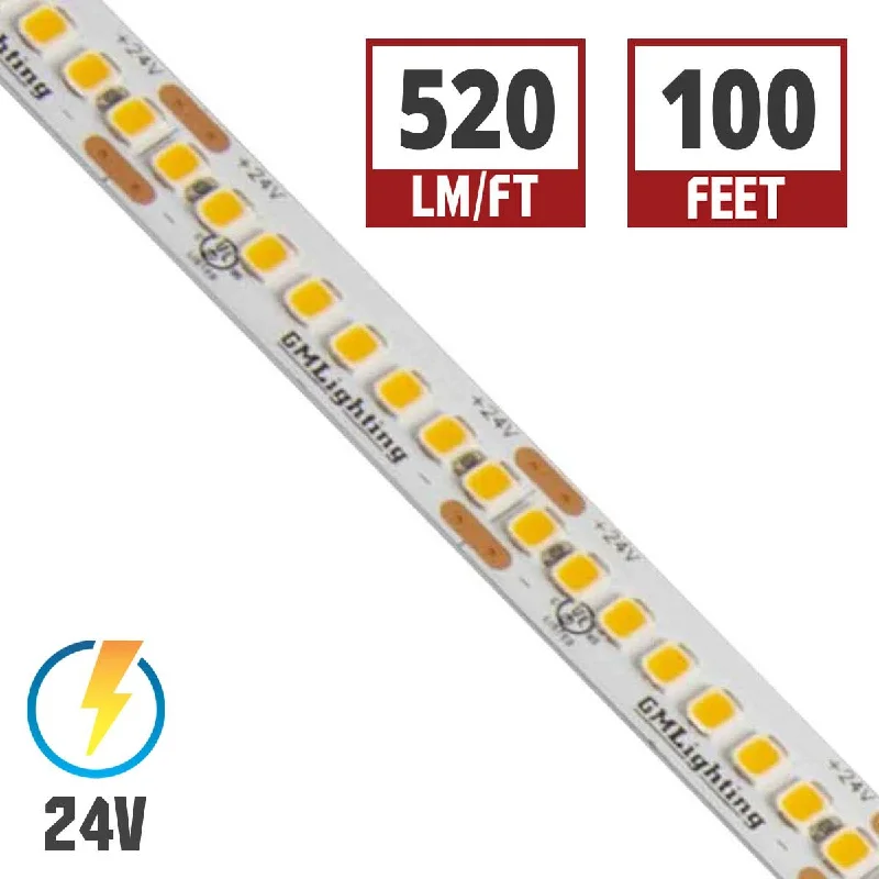 Industrial Lighting for Chemical PlantsLTR-S Spec LED Strip Light, 100ft Reel, 2700K, 520 Lumens per Ft, 5.8 watts per Ft, 24V Industrial Lighting for Chemical PlantsLTR-S Spec LED Strip Light, 100ft Reel, 2700K, 520 Lumens per Ft, 5.8 watts per Ft, 24V