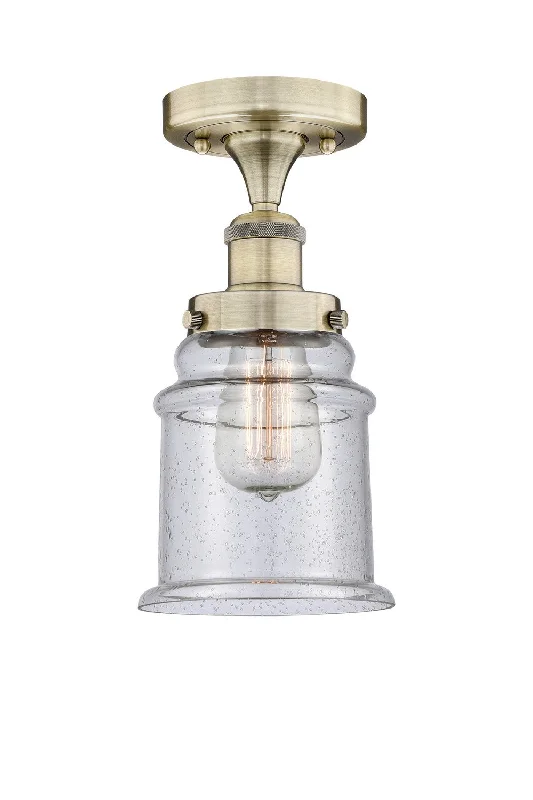 Industrial Wall - Mounted Lighting for Workshop WallsEdison One Light Semi-Flush Mount Industrial Wall - Mounted Lighting for Workshop WallsEdison One Light Semi-Flush Mount