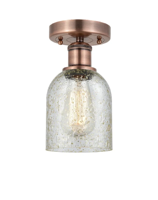 Industrial Pendant Lighting for Machine ShopsEdison One Light Semi-Flush Mount