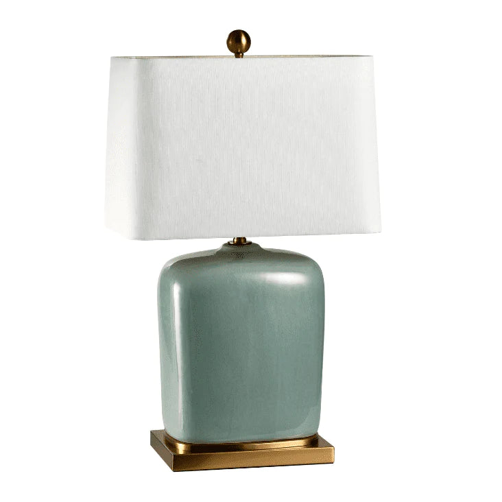 Track lighting with swivel heads for precise aimingHarmony Table Lamp - Teal Blue Ceramic & White Finish Track lighting with swivel heads for precise aimingHarmony Table Lamp - Teal Blue Ceramic & White Finish