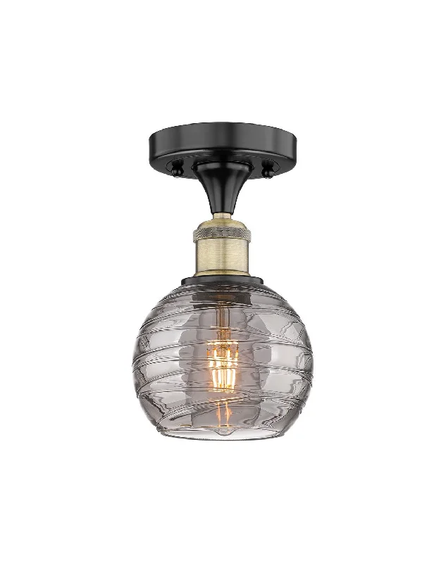 Corrosion - Resistant Industrial Lighting for Coastal FactoriesEdison One Light Semi-Flush Mount Corrosion - Resistant Industrial Lighting for Coastal FactoriesEdison One Light Semi-Flush Mount