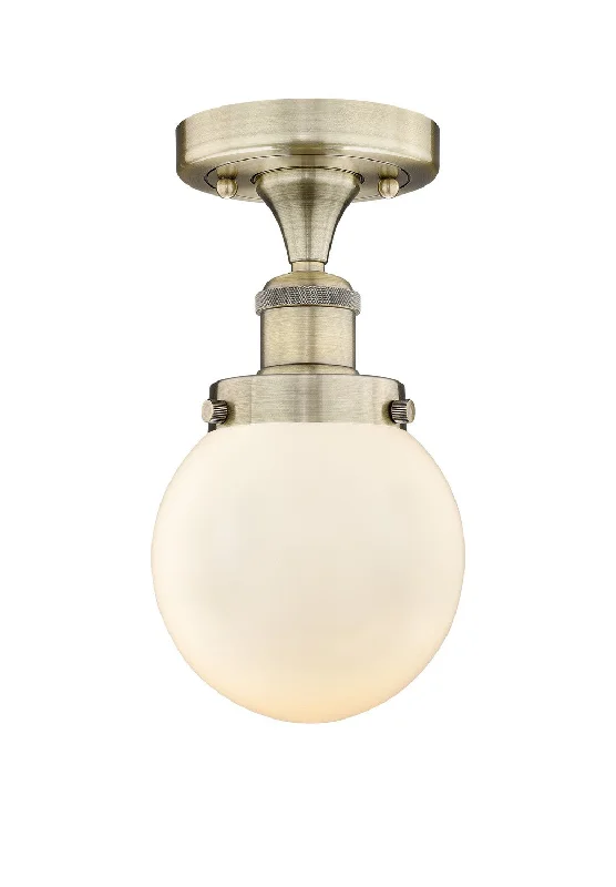Industrial Area Lighting for Large Open SpacesEdison One Light Semi-Flush Mount