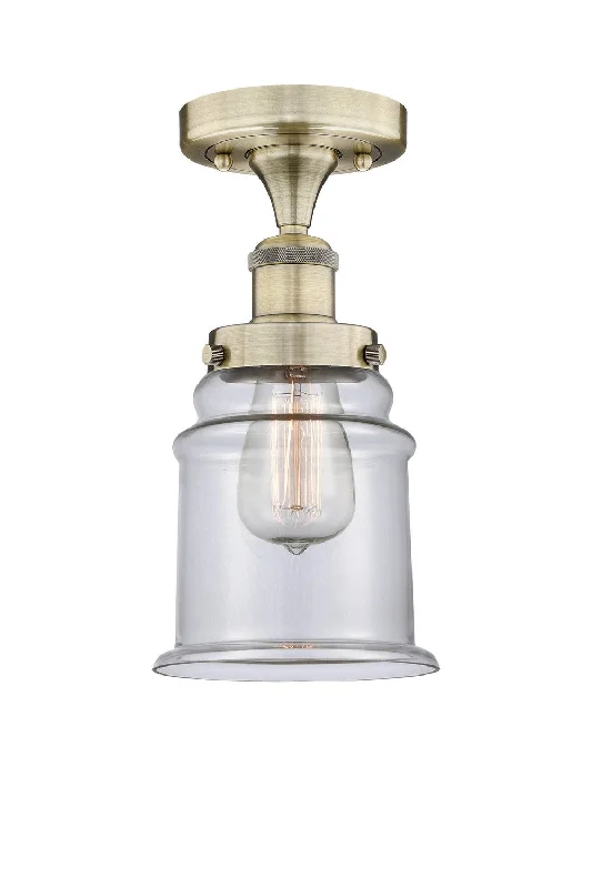 Industrial Flood Lighting for Outdoor Loading DocksEdison One Light Semi-Flush Mount Industrial Flood Lighting for Outdoor Loading DocksEdison One Light Semi-Flush Mount