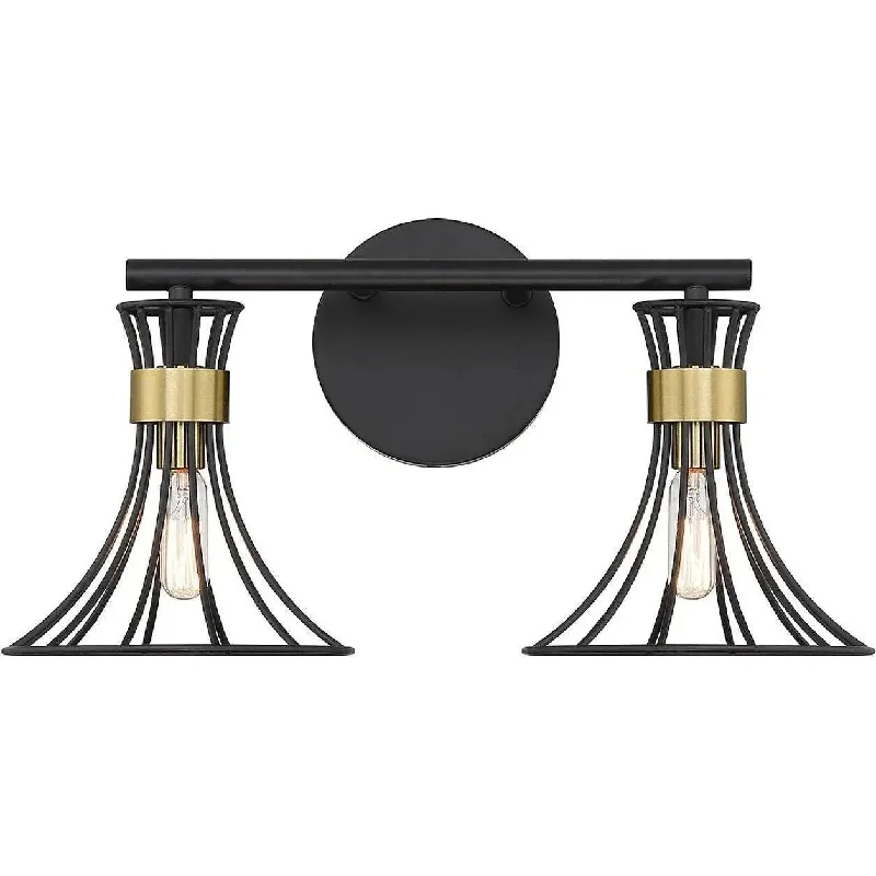 Track lighting with a brushed nickel finishBreur Bathroom Vanity