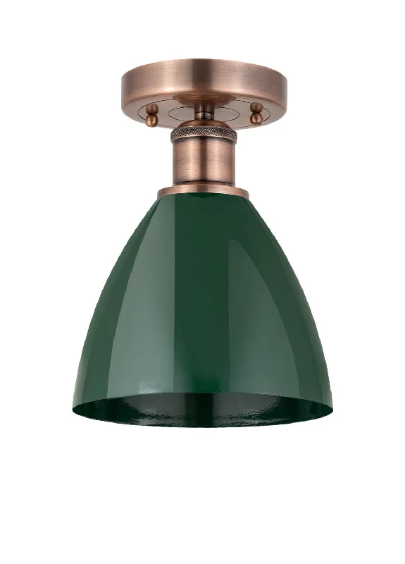 Industrial Lighting for Chemical PlantsDowntown Urban One Light Semi-Flush Mount