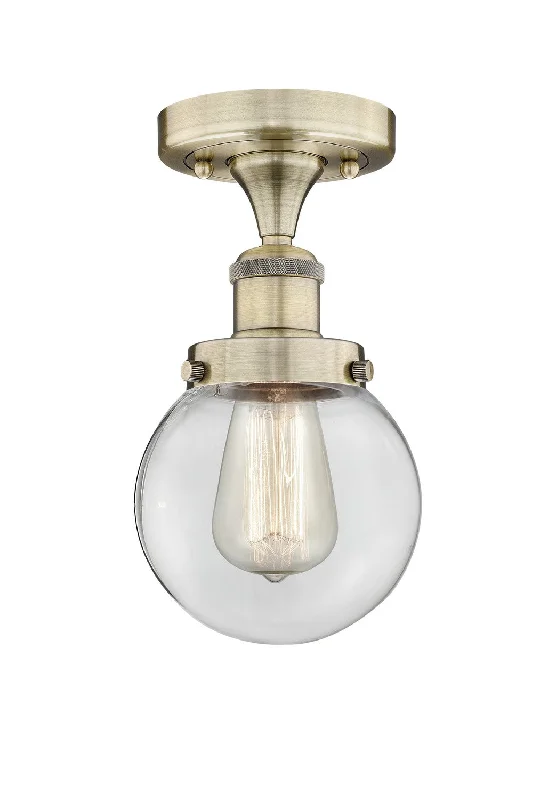 Industrial Lighting with High CRI (Color Rendering Index) for True Color PerceptionEdison One Light Semi-Flush Mount Industrial Lighting with High CRI (Color Rendering Index) for True Color PerceptionEdison One Light Semi-Flush Mount