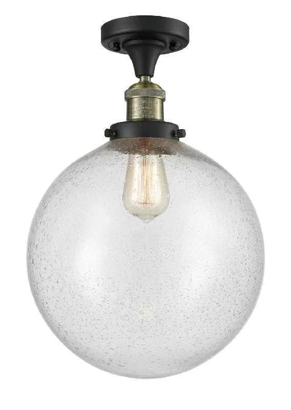 Industrial Lighting for Textile MillsFranklin Restoration One Light Semi-Flush Mount Industrial Lighting for Textile MillsFranklin Restoration One Light Semi-Flush Mount
