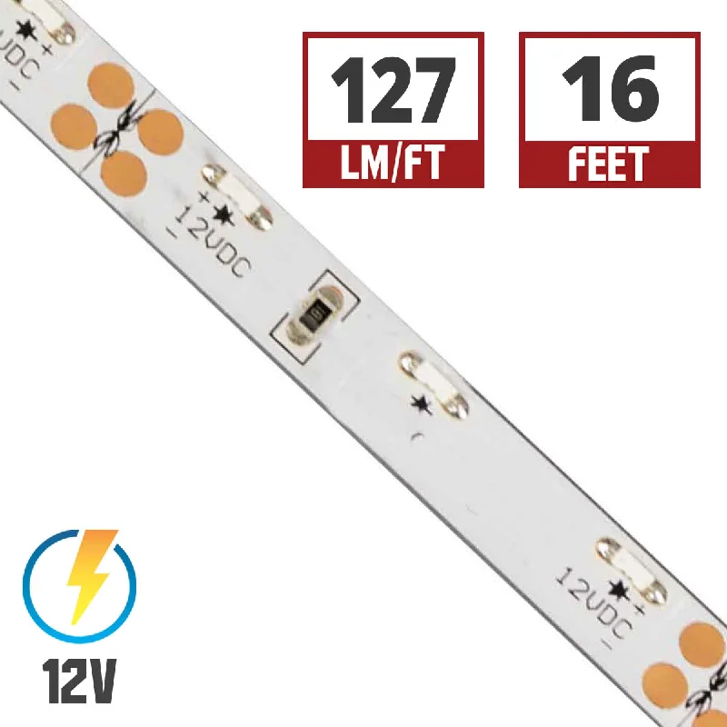 Industrial Lighting for Food Processing FactoriesLTR-S Spec Side-View LED Strip Light, 16ft Reel, 4000K, 127 Lumens per Ft, 12V Industrial Lighting for Food Processing FactoriesLTR-S Spec Side-View LED Strip Light, 16ft Reel, 4000K, 127 Lumens per Ft, 12V
