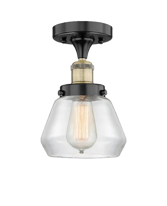 Industrial Emergency Lighting for Safety in FactoriesEdison One Light Semi-Flush Mount Industrial Emergency Lighting for Safety in FactoriesEdison One Light Semi-Flush Mount