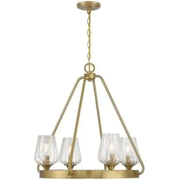 White track lighting for a clean lookCarlton Chandelier