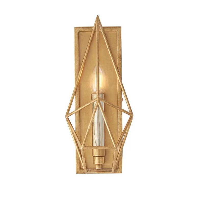 Track lighting with a sleek profileAndorra Antique Gold Wall Lamp