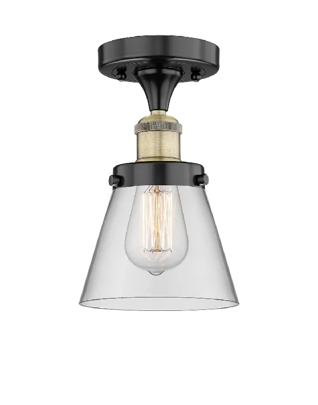 Industrial Lighting for Pharmaceutical ManufacturingEdison One Light Semi-Flush Mount Industrial Lighting for Pharmaceutical ManufacturingEdison One Light Semi-Flush Mount