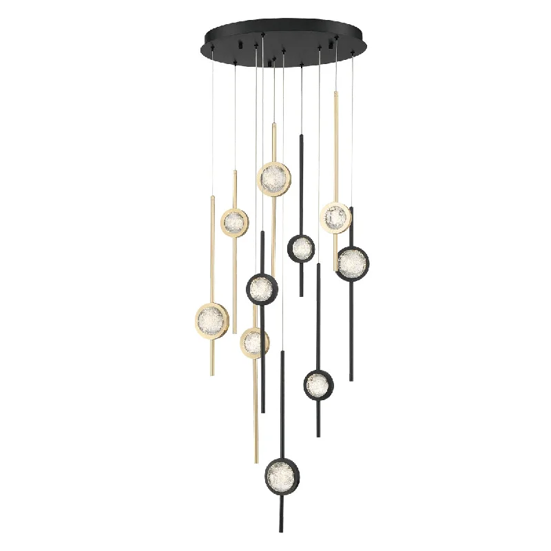 Track lighting with swivel heads for precise aimingEurofase 39464-033 BARLETTA 24" Round 10 Light LED Chandelier MIXED Track lighting with swivel heads for precise aimingEurofase 39464-033 BARLETTA 24" Round 10 Light LED Chandelier MIXED