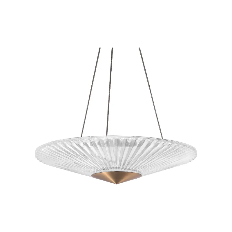 Track lighting for illuminating dining tablesOrigami 24" LED Pendant