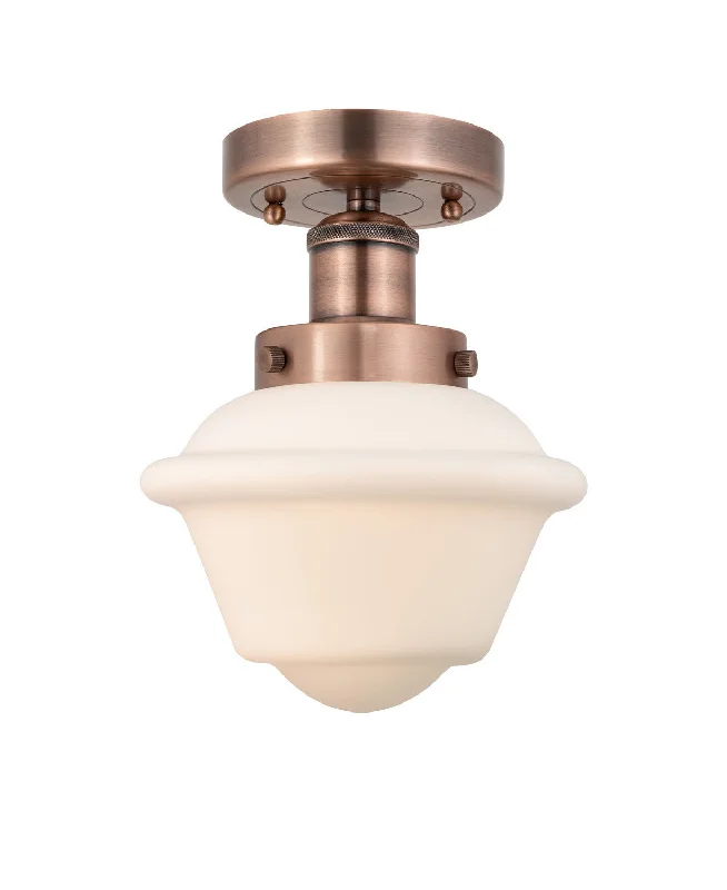 Energy - Efficient Industrial Lighting for Cost - SavingsEdison One Light Semi-Flush Mount