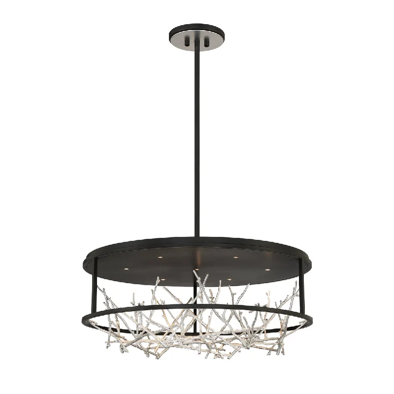 Rustic track lighting for farmhouse decorEurofase 38097-027 Aerie 7 Light Round Gilded Branch Chandelier Black/Silver Rustic track lighting for farmhouse decorEurofase 38097-027 Aerie 7 Light Round Gilded Branch Chandelier Black/Silver