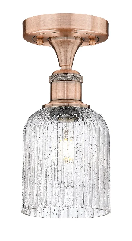Industrial Lighting for Metal Fabrication ShopsEdison One Light Semi-Flush Mount