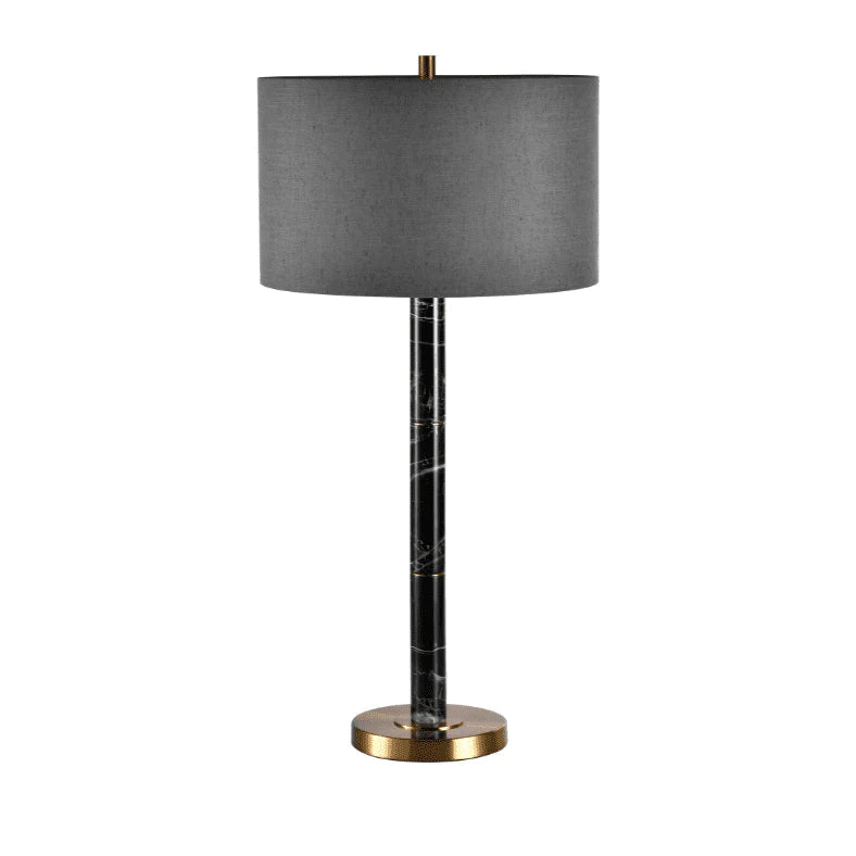 Track lighting with a chunky, bold designNewton Buffet Lamp - Charcoal Shade & Marble Finish Track lighting with a chunky, bold designNewton Buffet Lamp - Charcoal Shade & Marble Finish