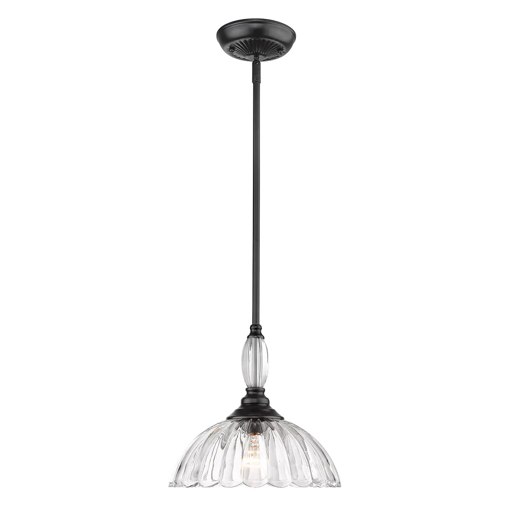 Dimmable track lighting for home officesGolden Lighting 6952-M BLK-CLR Audra Vintage Scalloped Glass Pendant in Black Dimmable track lighting for home officesGolden Lighting 6952-M BLK-CLR Audra Vintage Scalloped Glass Pendant in Black