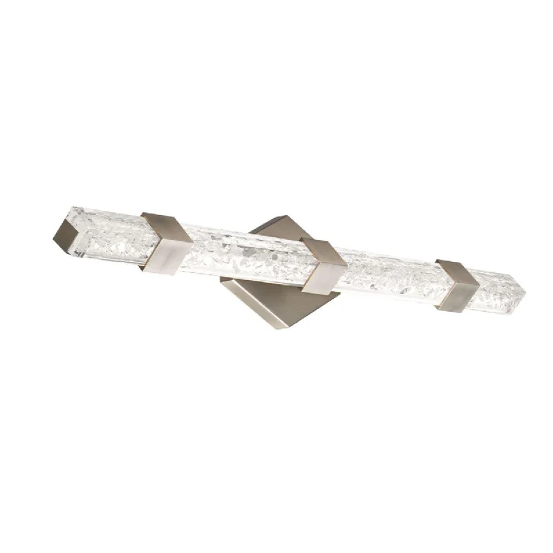 Industrial Lighting with High CRI (Color Rendering Index) for True Color PerceptionRegal 28 In. LED Bath Bar Nickel Finish Industrial Lighting with High CRI (Color Rendering Index) for True Color PerceptionRegal 28 In. LED Bath Bar Nickel Finish