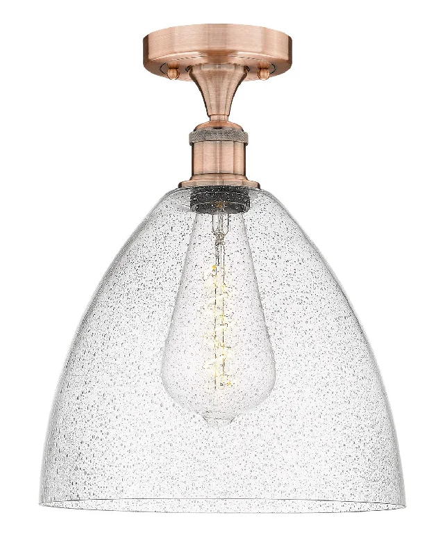 Industrial Task Lighting for Precision WorkstationsEdison One Light Semi-Flush Mount Industrial Task Lighting for Precision WorkstationsEdison One Light Semi-Flush Mount