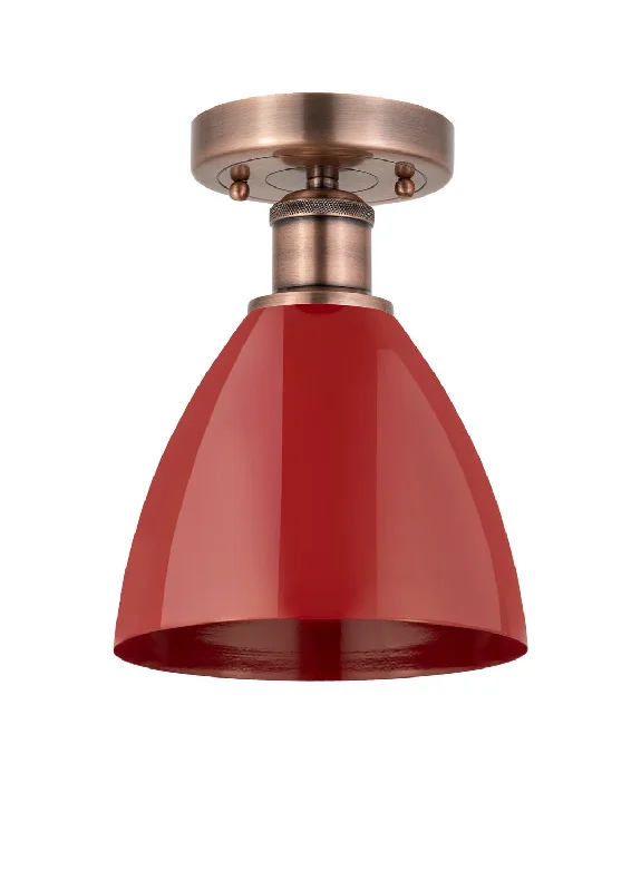 Industrial Lighting with High CRI (Color Rendering Index) for True Color PerceptionEdison One Light Semi-Flush Mount Industrial Lighting with High CRI (Color Rendering Index) for True Color PerceptionEdison One Light Semi-Flush Mount