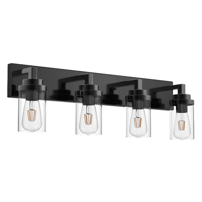 High - lumen track lighting for bright spacesMELUCEE 2/3/4/5/6 Lights Bathroom Lighting Fixtures Over Mirror, Black Finish High - lumen track lighting for bright spacesMELUCEE 2/3/4/5/6 Lights Bathroom Lighting Fixtures Over Mirror, Black Finish