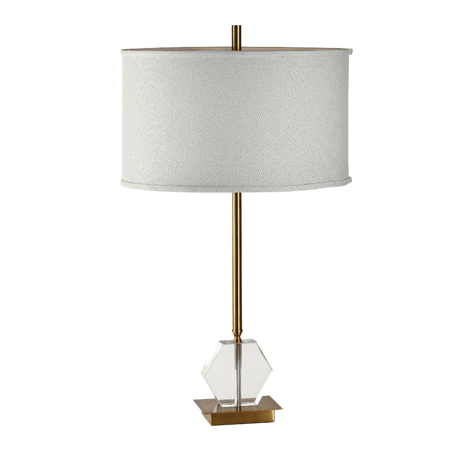 Track lighting with a minimalist track designTalos Table Lamp - Linen Shade & Brass Finish Track lighting with a minimalist track designTalos Table Lamp - Linen Shade & Brass Finish