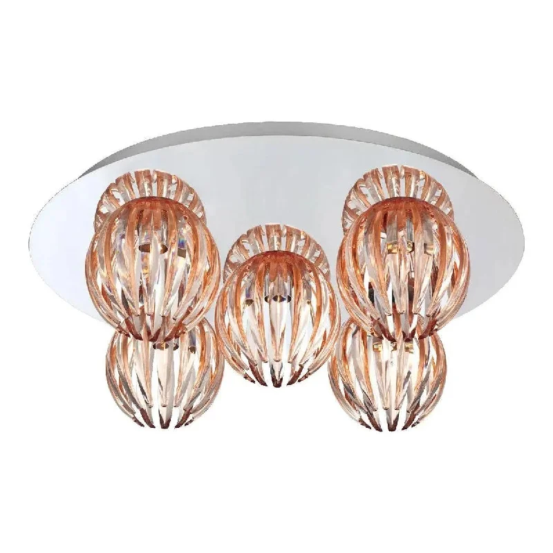 Track lighting for modernizing traditional interiorsCosmo FLUSHMOUNT