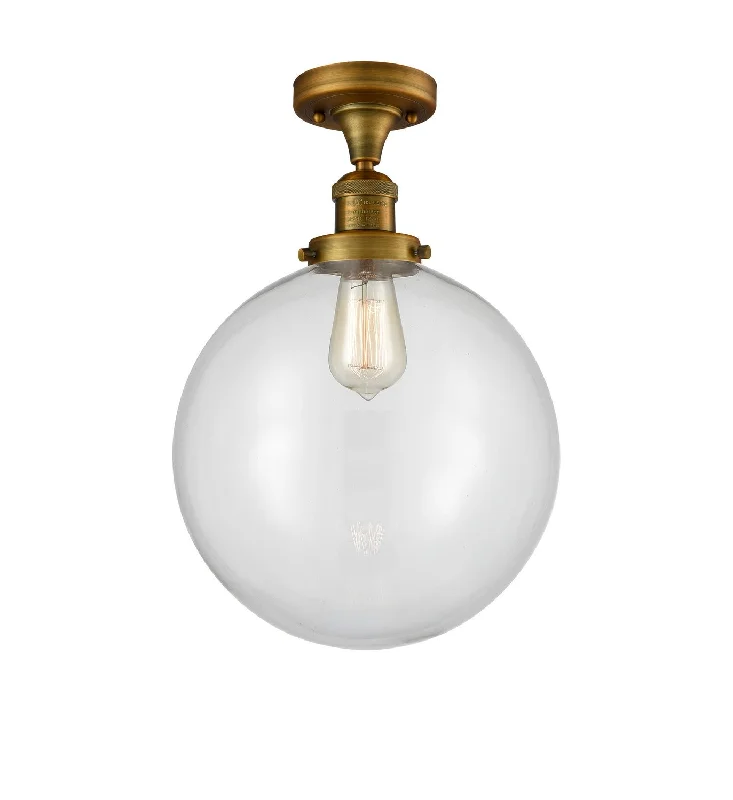 Industrial Flood Lighting for Outdoor Loading DocksFranklin Restoration One Light Semi-Flush Mount Industrial Flood Lighting for Outdoor Loading DocksFranklin Restoration One Light Semi-Flush Mount