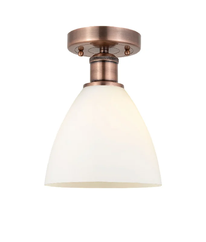 Industrial Emergency Lighting for Safety in FactoriesEdison One Light Semi-Flush Mount Industrial Emergency Lighting for Safety in FactoriesEdison One Light Semi-Flush Mount