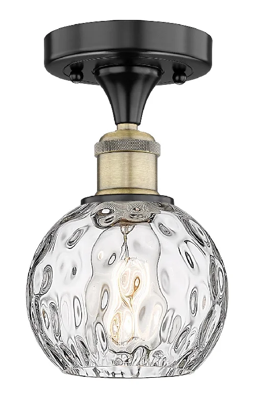 Industrial Lighting for Electronics ManufacturingEdison One Light Semi-Flush Mount