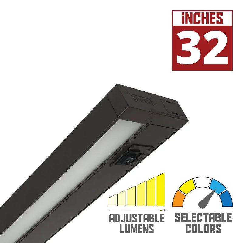 Adjustable Industrial Lighting for Flexible IlluminationLEDUR 32in. Edge-Lit Under Cabinet LED Light, 275|475 Lm, Selectable 2700K to 5000K, 120V Adjustable Industrial Lighting for Flexible IlluminationLEDUR 32in. Edge-Lit Under Cabinet LED Light, 275|475 Lm, Selectable 2700K to 5000K, 120V