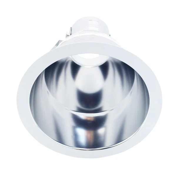Track lighting with a chunky, bold designCooper Lighting 60VCWF 6" Vertical Open Reflector Spec Clear with White Flange Track lighting with a chunky, bold designCooper Lighting 60VCWF 6" Vertical Open Reflector Spec Clear with White Flange