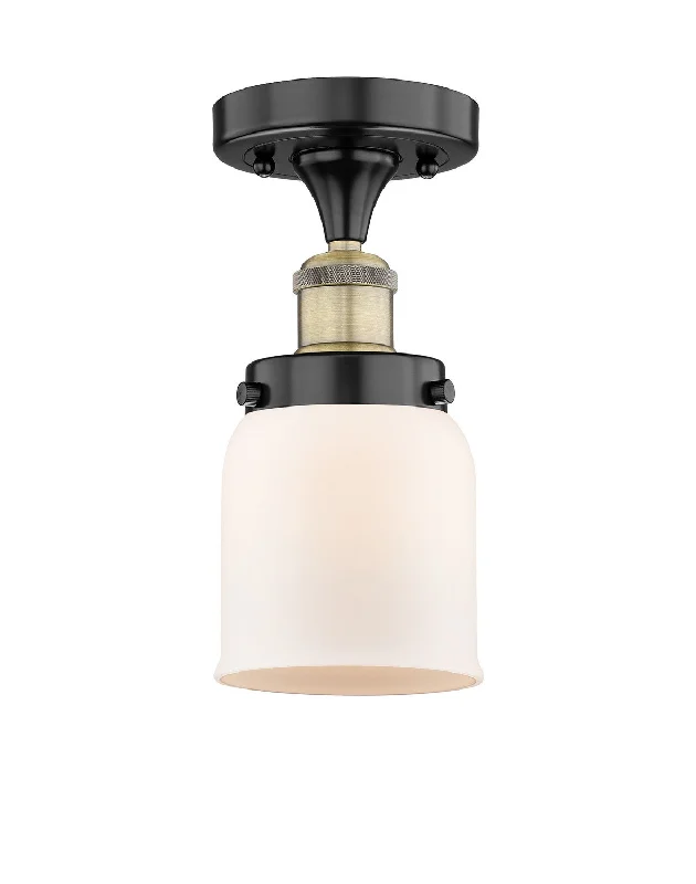 Low - Bay Industrial Lighting Fixtures for Small FactoriesEdison One Light Semi-Flush Mount Low - Bay Industrial Lighting Fixtures for Small FactoriesEdison One Light Semi-Flush Mount